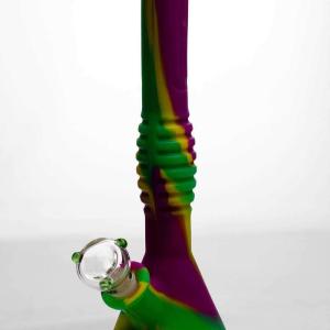 12 inches skinny tube  silicone water bong Sale New Styles