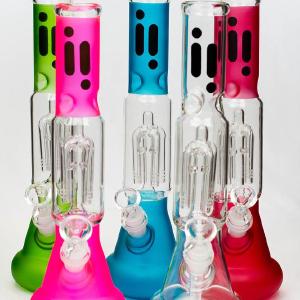 12" infyniti frost glass 4-arm round beaker Bong For Sale Online