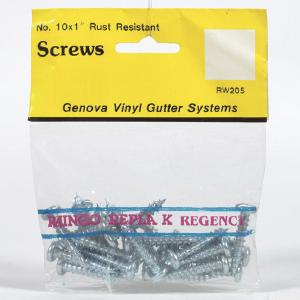 Genova RW205 Rustproof Screws, For Mounting Brackets & Fittings, Pack-25 Clearance Discounts