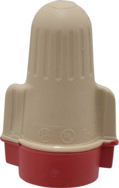 3M Wing Twist-On Wire Connector: Red & Tan, Flame-Retardant, 2 AWG Outlet Finishline