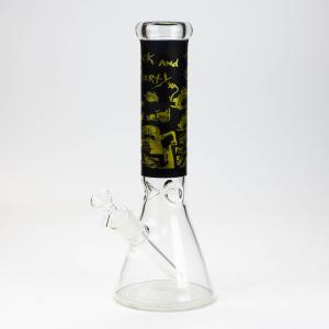 12" RM cartoon glass water bong [AA-B-OCT025] Release Dates Authentic