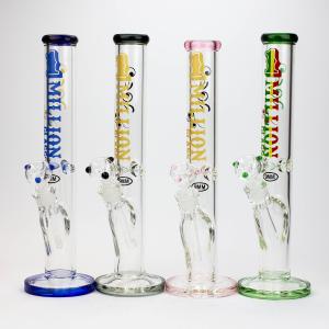 16" 1-MILLION Glass / 9mm / glass tube water bong [M004] Cheap Footlocker Finishline