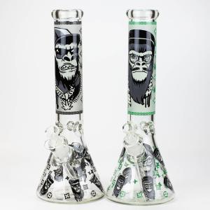 14" Gorilla Glow in the Dark Beaker 7mm 2025 Unisex For Sale