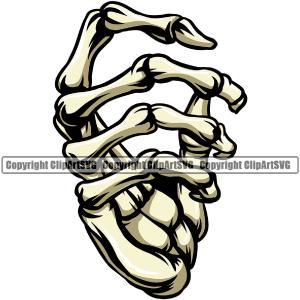 Hand Design Element Skull Skeleton Yellow Color Fist Finger Gesture Position Hold Holding Grab Grabbing Object Cartoon Character Mascot Creation Create Art Artwork Creator Business Company Logo Clipar Cheap Pice Wholesale