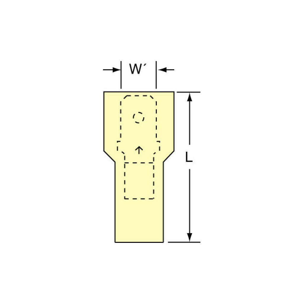 3M Fully Nylon Insulated Butted Seam Male Disconnect, 73M-250-32-NL Cheap Best Place
