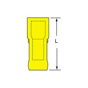3M Fully Nylon Insulated Butted Seam Female Disconnect 71F-250-32-NL Cheap Sale New Arrival