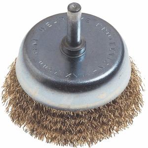 Wire Cup Brush 63 Mm X 6 Mm Shaft Blister Great Deals Cheap Pice