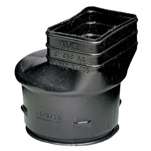 Advanced Basement 2 In. X 3 In. X 4 In. Polyethylene Corrugated to Downspout Barb X Female Adapter Fashion Style Online