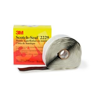 3M Scotch-Seal Mastic Tape Compound 2229, 3-3/4 in X 3-3/4 in, Black Original Cheap Pice