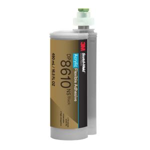 3M Scotch-Weld Flexible Acrylic Adhesive DP8610NS, Black, 490 mL Duo-Pak Finishline Cheap Online
