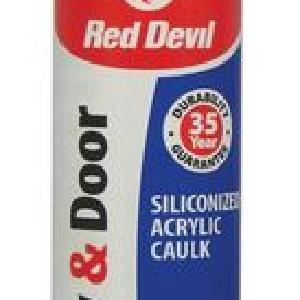 Red Devil 0876 Window & Door Siliconized Acrylic Caulk, Clear, 10.1 Oz. Buy Cheap 2025 Newest