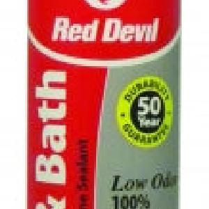 Red Devil 0887 Kitchen & Bath Silicone Sealant, Clear, 10.1 Oz Cheap Factory Outlet