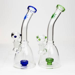 10" bent neck tire diffuser glass bong Free Shipping Very Cheap