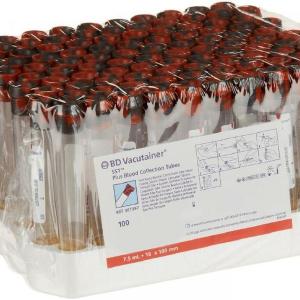 BD Vacutainer Plus Serum Transport Tube, 16 x 100mm x 7-1/2mL - 100 Count For Sale Top Quality