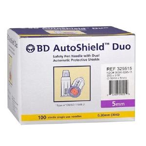 BD AutoShield Duo Insulin Pen Needle, 30ga, 5mm Long (Box of 100) Buy Cheap Classic