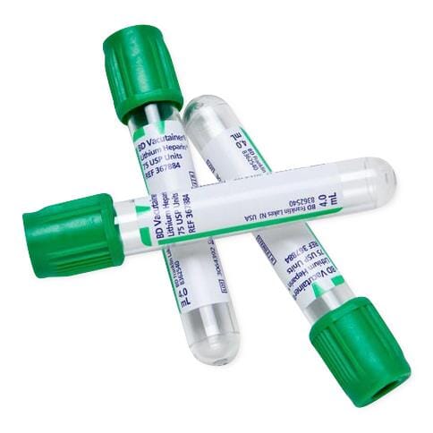 BD Vacutainer Blood Collection Tubes with Sodium Heparin For Sale Finishline