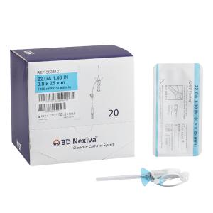 BD Nexiva Closed IV Catheter System, with Single Port, 22GA OD, 1" Blue Newest Online