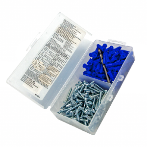 Ideal 90-052 Flange Anchor Kit, Blue, 10-12, #10 x 1-1/4" Screws Nicekicks