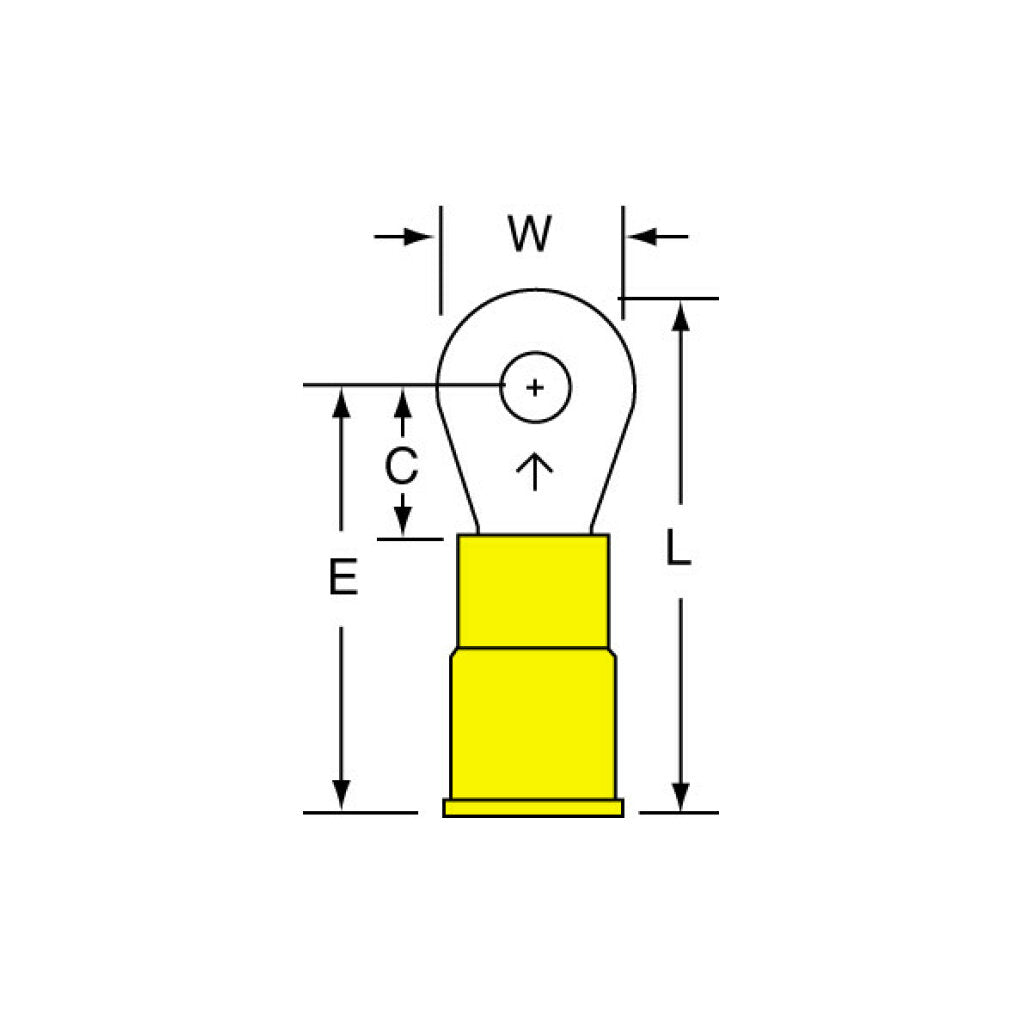 3M Vinyl Insulated Butted Seam Ring Tongue Terminal 13-6-P Buy Cheap Big Sale