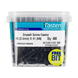 Ifasten Drywall Screw Coarse No6 3.5 X41 Mm 400 Pt Top Quality Cheap Pice