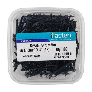 Ifasten Drywall Screw Fine No6 3.5 Mmx41 Mm 100 Pt Discount Authentic