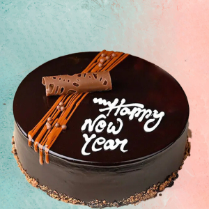 Chocolate Truffle New Year Cake 3Lbs Pictures Cheap Pice