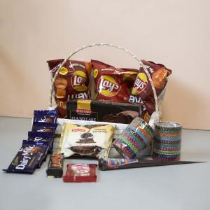 Festive Gift Basket View Cheap Online
