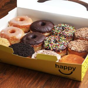 Assorted donuts - 12 Pcs. by Happy Donuts Free Shipping Wiki