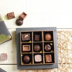 Assorted Classic Chocolates or Chocolate Bon in Charcoal Grey box by Lals Outlet The Cheapest