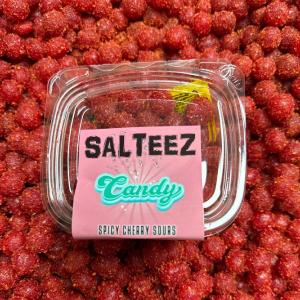 Salteez Candy - Spicy Cherry Sours - 24 Pack Case - FREE SHIPPING! Cheap Official