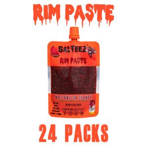Salteez Rim Paste - Watermelon Chamoy - 24 Packs - FREE SHIPPING! Free Shipping 100% Guaranteed