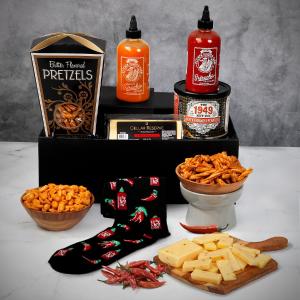 Caliente! Spicy Snacks Hot Sauce Gift Basket Discount 2025