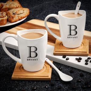 Cafe Luxe Custom Tea & Coffee Mug Gift Set, 6pc Coffee Gift Basket Buy Cheap Best Store To Get