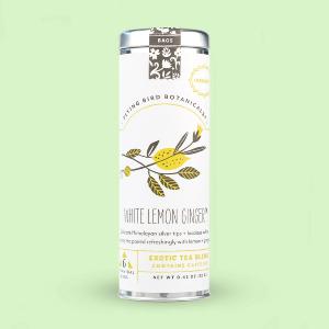 6- Bag Tin: White Lemon Ginger Discount Fast Delivery