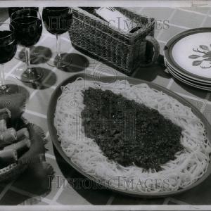 1953 Press Photo Spaghetti pasta Noodles food Cheap Sale Best Store To Get