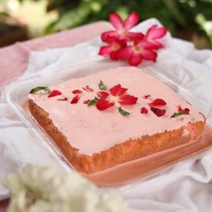 Rose Flavoured Tres Leches / Three Milk Cake Latest Collections Sale Online