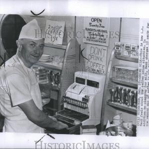 1954 Press Photo Coffee and Milk Reliable Sale Online