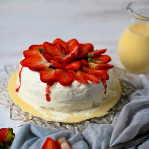 Strawberry Tres Leches / Three Milk Cake Cheap Genuine