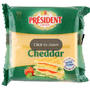 President Cheddar Cheese Sandwich Slices, 10-Pack Outlet 100% Authentic