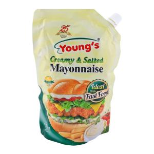 Young's Mayonnaise Creamy & Salted 500ml Pouch Clearance Extremely