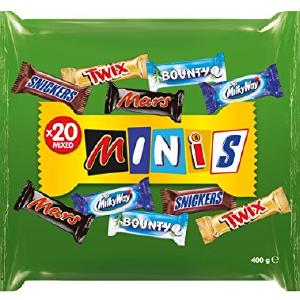 Mars Best Of Minis Chocolate, 25 Mix Bars, 500g Geniue Stockist