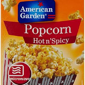American Garden Popcorn Hot & Spicy Flavor 3 x 91 g Sachets Net Weight 273 g (USA) Microwaveable Outlet New Styles