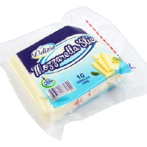 Delizia Mozzarella Slice Cheese, 10-Pack, 200g Free Shipping Online