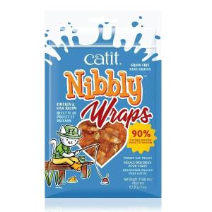 Catit Nibbly Wraps Chicken and Fish Recipe Cat Treats Clearance Clearance Store