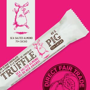 70% Cacao Dark Chocolate Bar with Crunchy Almonds and Sea Salt Buy Cheap Huge Surprise