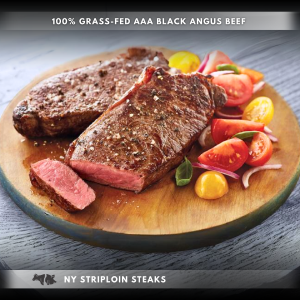 8 oz NY Striploin Steaks (Grass Fed) Discount Explore