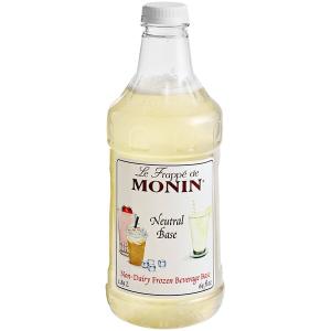 Monin Neutral Frozen Beverage Base Mix 64 fl. oz. Shop For Online