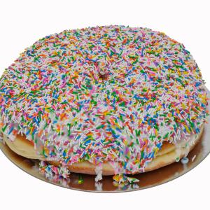 Vanilla Sprinkle Donut Cake Quality Free Shipping Low Pice