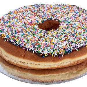 Chocolate Sprinkle Donut Cake Sale View