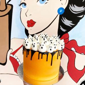 6 spooky ghosts cake Store Sale Online